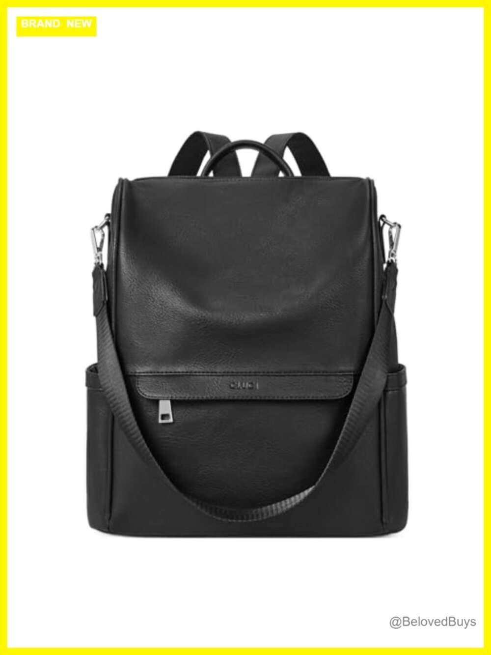Women's PU Leather Anti-theft Fashion Travel Backpack Purse Shoulder Bag